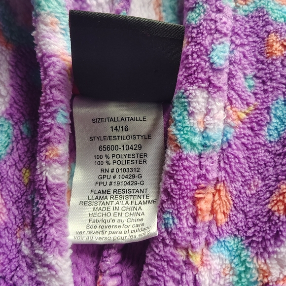 Just Love Colorful Fleece Pajama Set - Picture 4 of 5